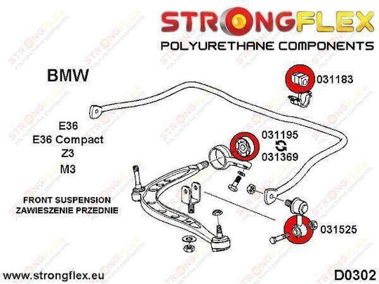 Strongflex Συνεμπλόκ για BMW E30 031195B