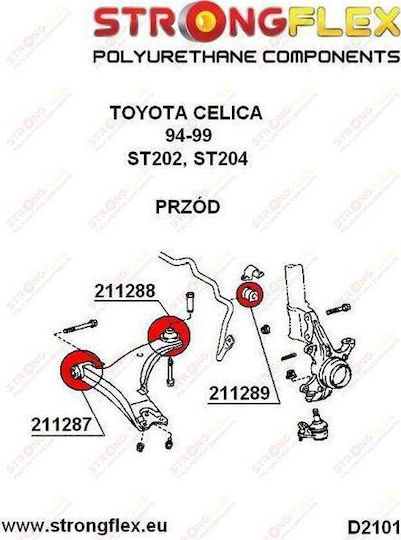 Strongflex Храсти за Toyota Целика 211287B