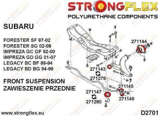Strongflex Συνεμπλόκ για Subaru Forester 271147B_19MM