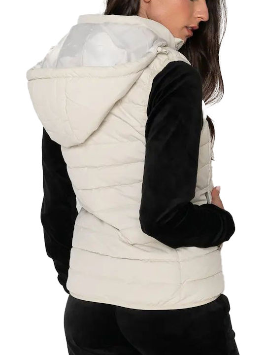 FILA Alice Αμάνικο Μπουφάν Puffer CREAM