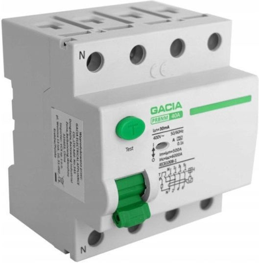 VCX Phase Relays Leckage der Erde 25A Quadruple Pole