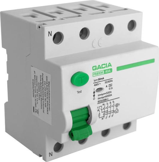 VCX Phase Relays Leckage der Erde 40A Quadruple Pole