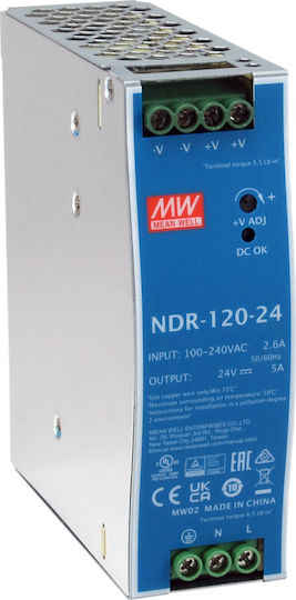 Level One Τροφοδοτικό Ράγας με Ισχύ 120W