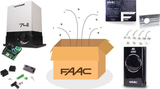 Faac Set Motor pentru ușă de garaj culisantă până la 900kg