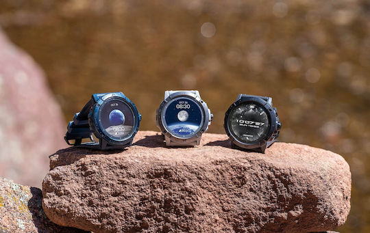 Coros Vertix 2S Titanium 50mm Waterproof Smartwatch with Heart Rate Monitor (Moon)