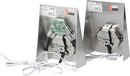 Orno Φωτιστικό Πάγκου Κουζίνας LED 2.5W Naturweiß mit Schalter und Bewegungssensor
