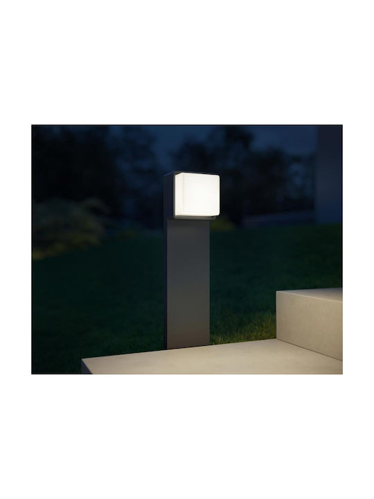 Steinel Steinel Outdoor Floor Lamp Small Post 9W with Warm White Light IP44 Gray