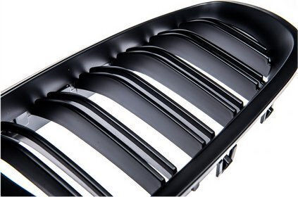 Mtuning Sports Grill Double Ribs Matt Black BMW 5 F10 Sedan F11 Touring 2010-2018
