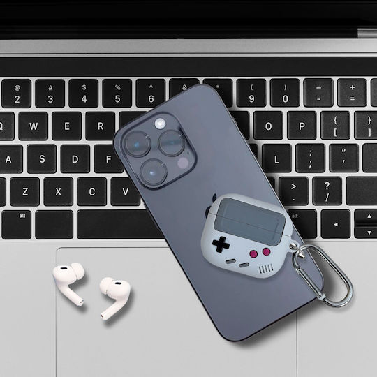 Beline Θήκη Σιλικόνης σε Γκρι χρώμα για Apple AirPods Pro