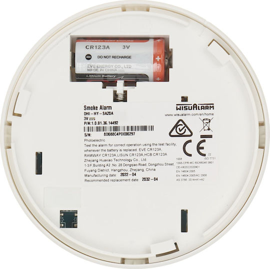 Smoke Detector Alarm Standalone Hy-sa20a Dahua