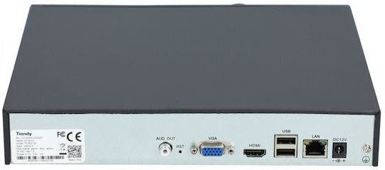 Tiandy TC-R3120 v3 Καταγραφικό NVR H.265 1HDD