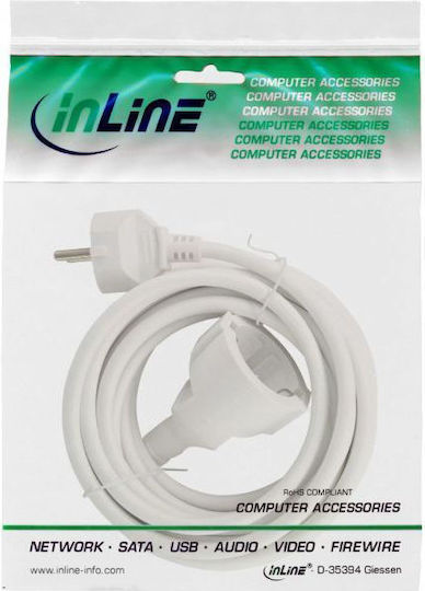 InLine Μπαλαντέζα Προέκταση Καλωδίου με Μήκος 2m Διατομή 3 x 1.5mm² και Γείωση