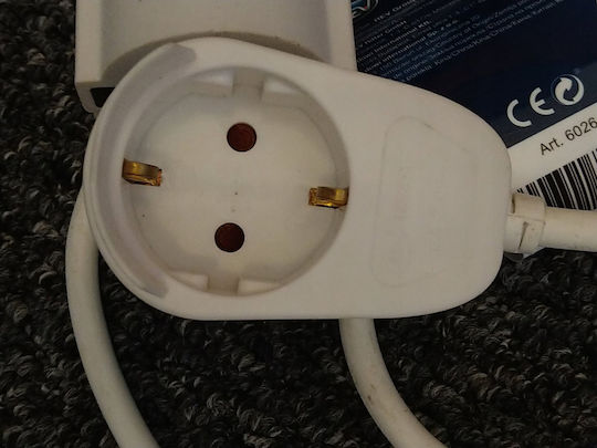 REV 2 Plätze mit Kabel 3m Weiß