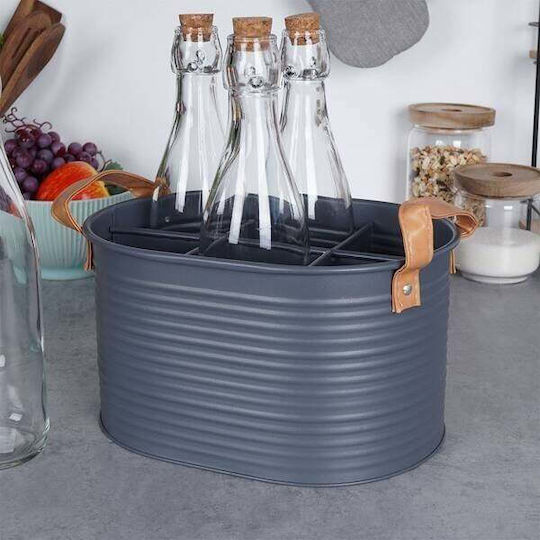 Excellent Houseware Solsbery Wine Cooler Black with Dimensions 17.5x14x24.5cm