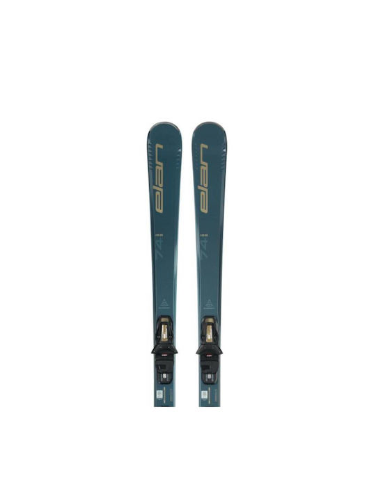 Elan Element Ski Boots in Blue Color with Bindings