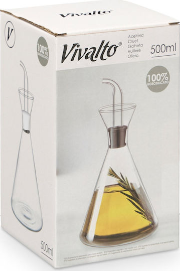Glass Oil Bottle 500ml/11x22.2cm