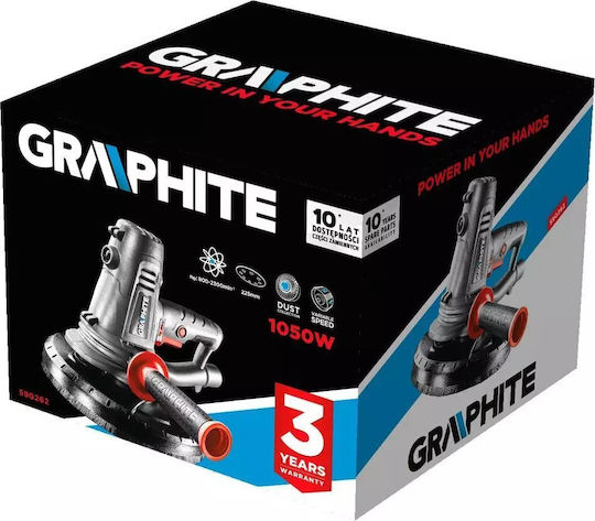 Graphite Teleskopisch Schleifmaschine Gipskarton 1050W mit Staubsaugerfunktion 59G262 59G262