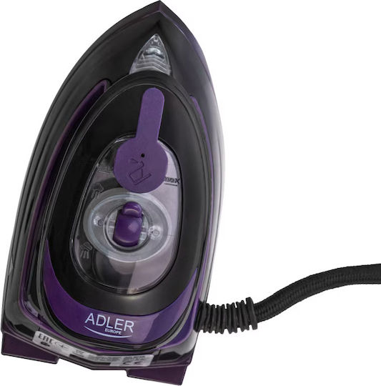 Adler Steam Travel Iron 420W with Ceramic Plate