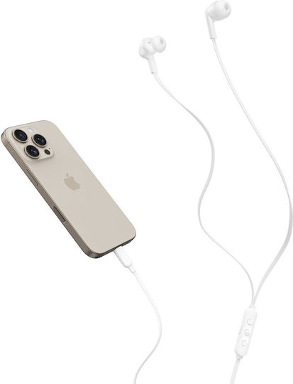 Belkin G3H0003hqWH In-ear Handsfree Ακουστικά με Βύσμα USB-C Λευκό