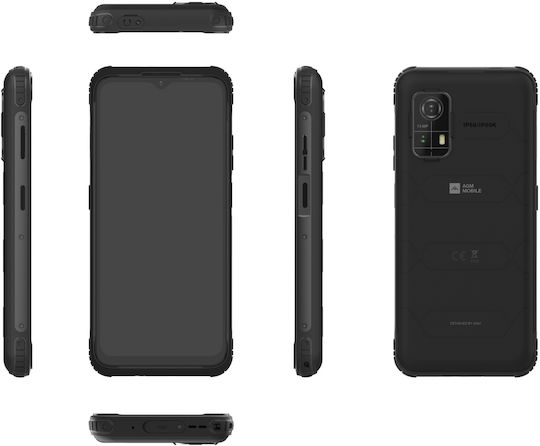 AGM H Max Dual SIM (8/256GB) Ανθεκτικό Smartphone Μαύρο