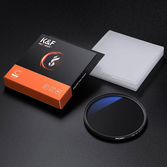 K&F Concept Multi-Coated Circular Polarizer Slim Lens Filter CPL Diameter 55mm with MC Coating (Multi-Coated) for Photographic Lenses