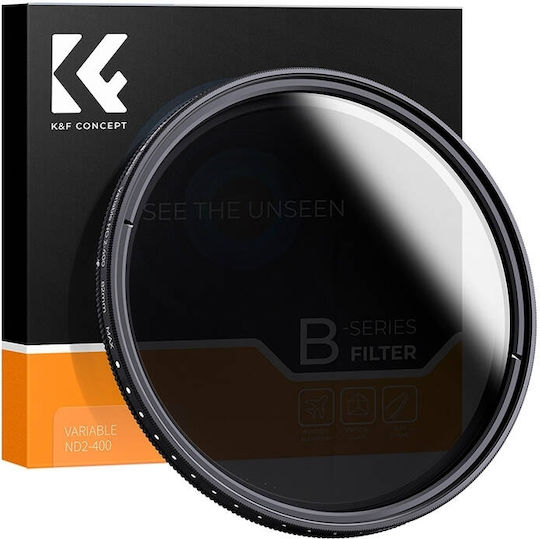 K&F Concept ND2-ND400 Filter Variable ND 40.5mm for Camera Lenses