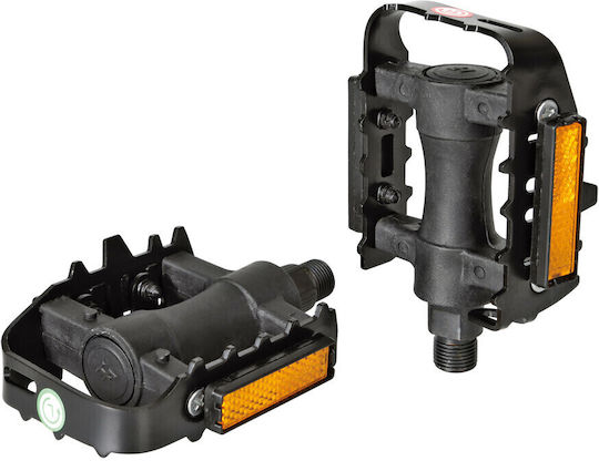 Lampa Ped6 Flat Bicycle Pedals Black