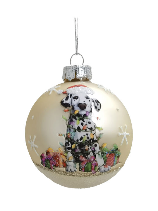 Lianosxmas Стъклени Коледни Топки Комплект 12 Бройки 12 Дизайна 8см 26207
