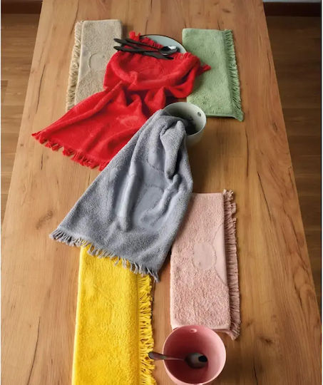 Kentia Vetro Handtuch aus 100% Baumwolle in Grün Farbe 40x60cm Kentia Vetro Handtuch aus 100% Baumwolle in Grün Farbe 40x60cm