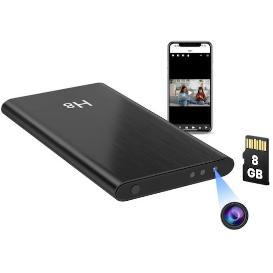 Iuni H8 Cameră Spion Power Bank Full HD 8GB 5000mAh WiFi Vedere Nocturnă Detectare Mișcare