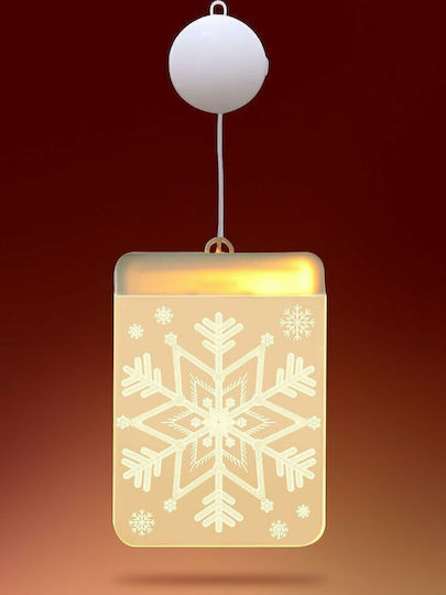 Fos me Illuminated Christmas Plastic Figure Flake