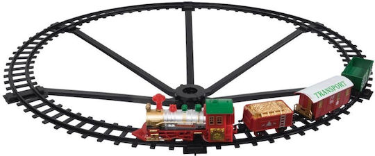 Lianos Lianosxmas Christmas Tree Train 4 Carriages Movement Sound Light Battery 93cm