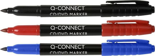 Q-Connect CD/DVD Marker 1mm Black