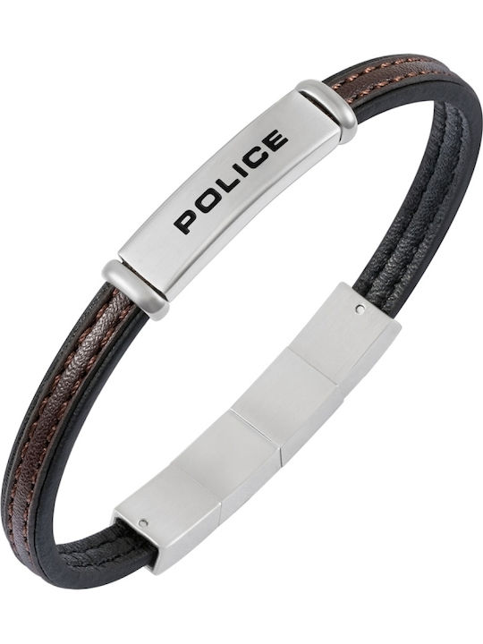 Police Brățară Pentru Bărbați Din Piele 19cm
