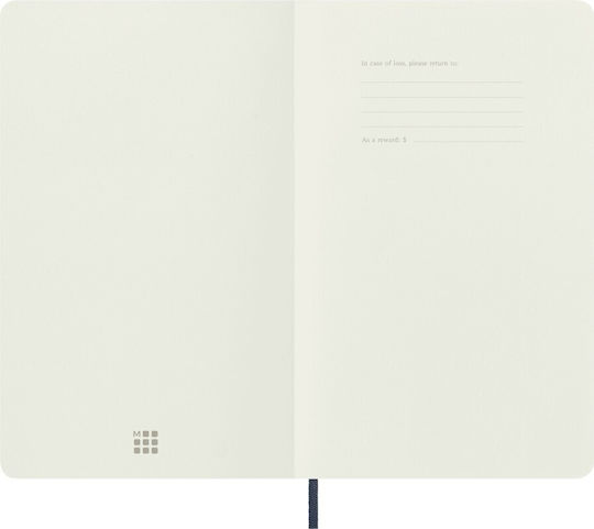 Moleskine Classic Collection Notebook 192 Sheets Square Blue