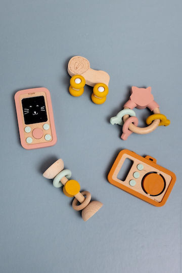 Trixie Toy Phone made of Wood for 0++ Months