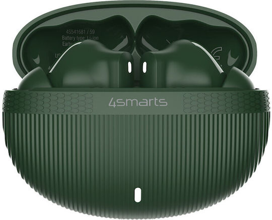 4Smarts SkyBuds Pro ANC Bluetooth Handsfree Căști cu Carcasă de Încărcare Verde