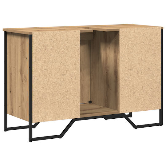 vidaXL Шкаф без Мивка Д91xШ35xВ60см Oak