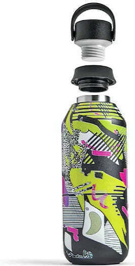 Chilly's Series 2 Studio Μπουκάλι Θερμός Ανοξείδωτο BPA Free 500ml Concrete Jungle