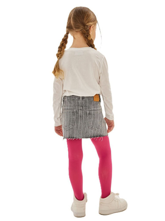 Kids' Denim Skirt Gray