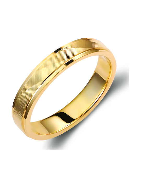 Valauro – 9K Gold Wedding Rings Thickness 4.00mm