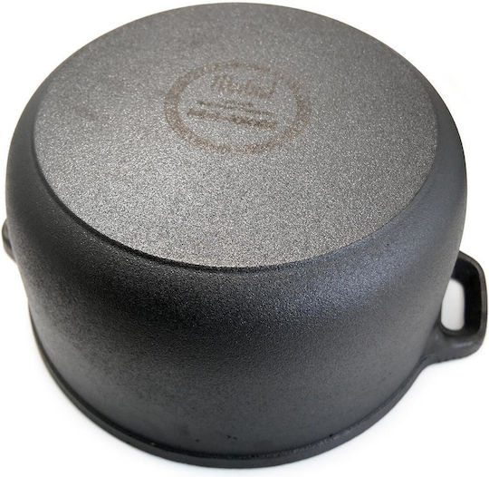Cast Iron Pot Lid Wooden Spoon 7 L Perfect Home