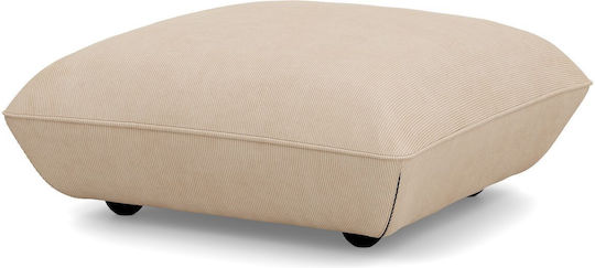 Bean Bag Stool Poof Sumo Beige 108x108x44cm
