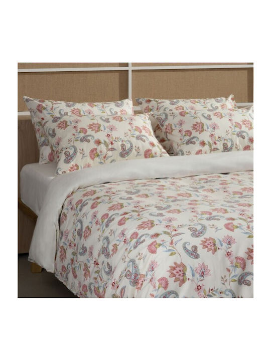 Sunshine Плик за Завивка Памучен Кинг Сайз 230x250 Cotton Feelings 2068 Ecru