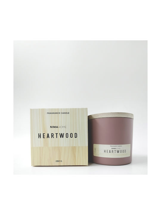Nima Aromatic Candle in Jar with Heartwood Perfume 250g