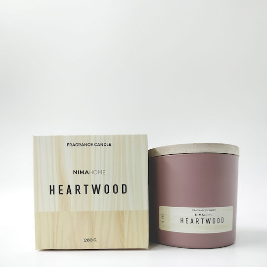 Nima Aromatisches Kerze in Gefäß mit Heartwood Parfüm 250gr