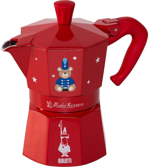Bialetti Moka Express Μπρίκι Espresso Κόκκινο