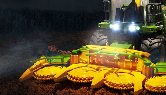 Amewi Feldhäcksler Harvester & Maize Header Ferngesteuertes Traktor 2WD Grün