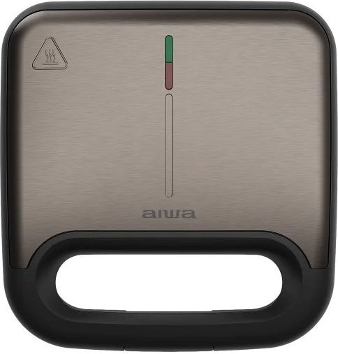Aiwa Τοστιέρα για 2 Τοστ 1500W Γκρι