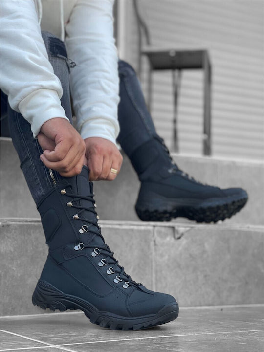 Piele Negru Ghete barbati